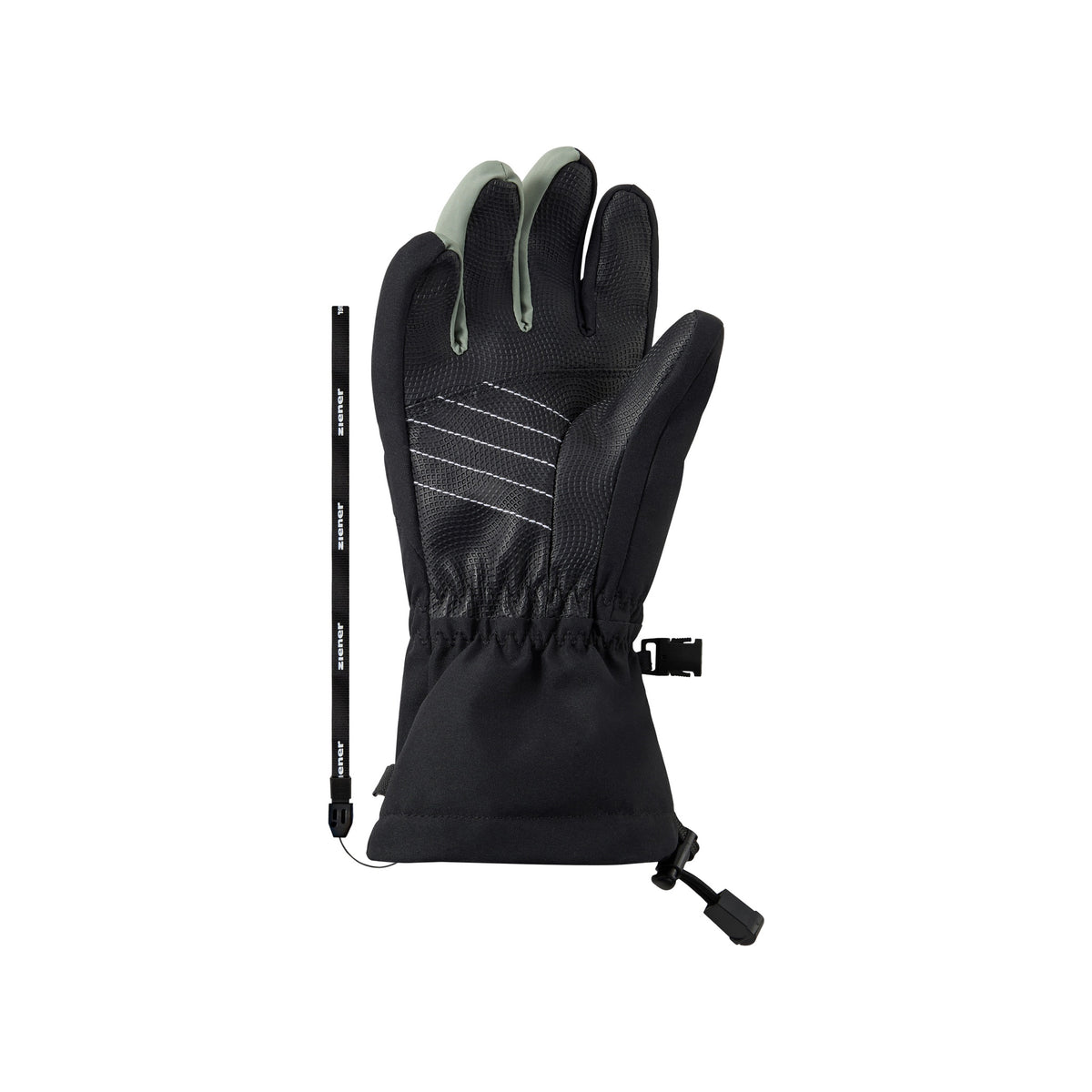 black.dusty green