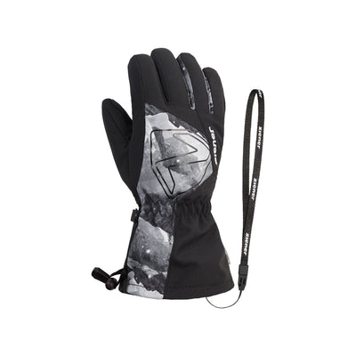 black.grey mountain print