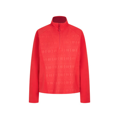 fiery red