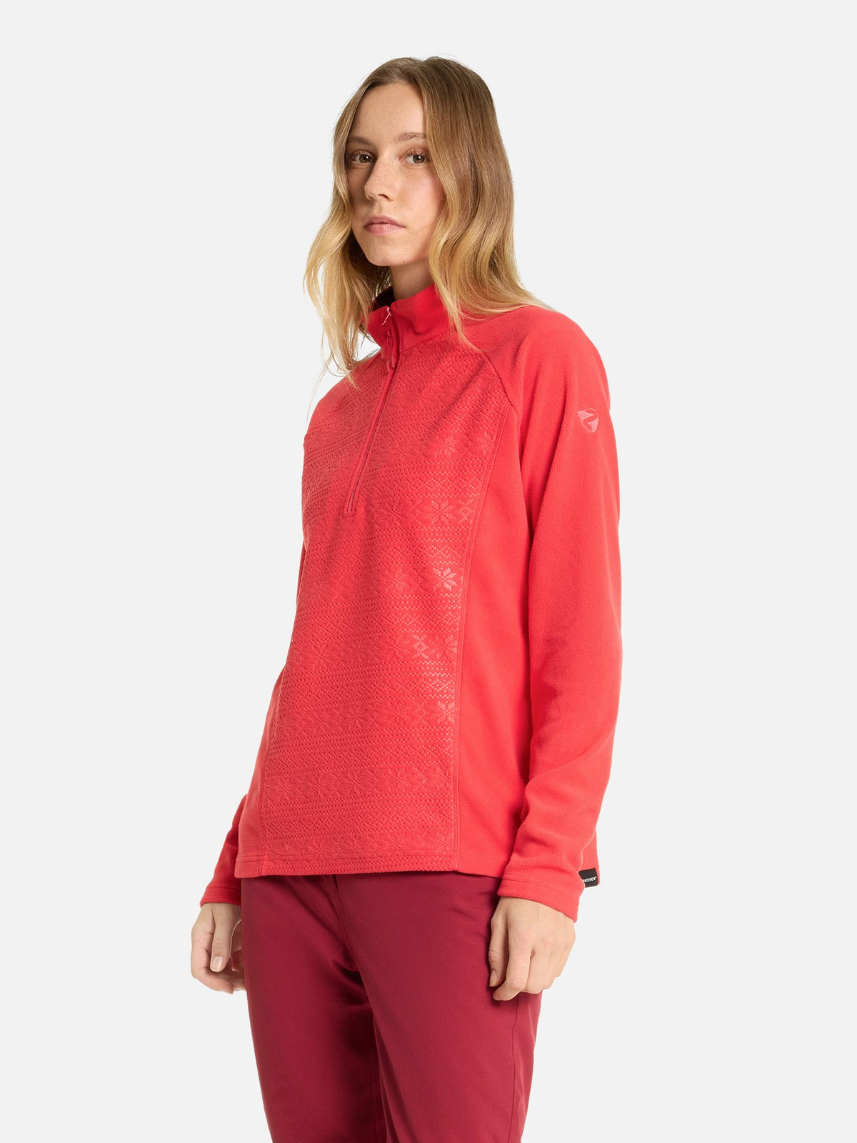fiery red