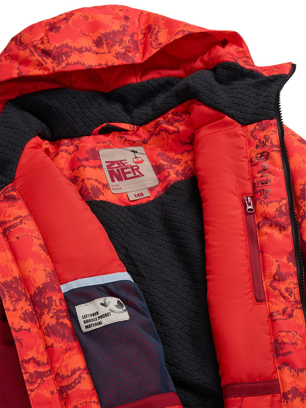 fiery red stru tex