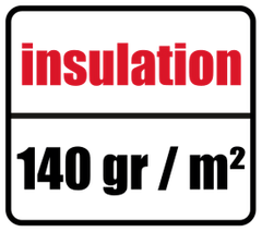 Insulation 140 g/m²